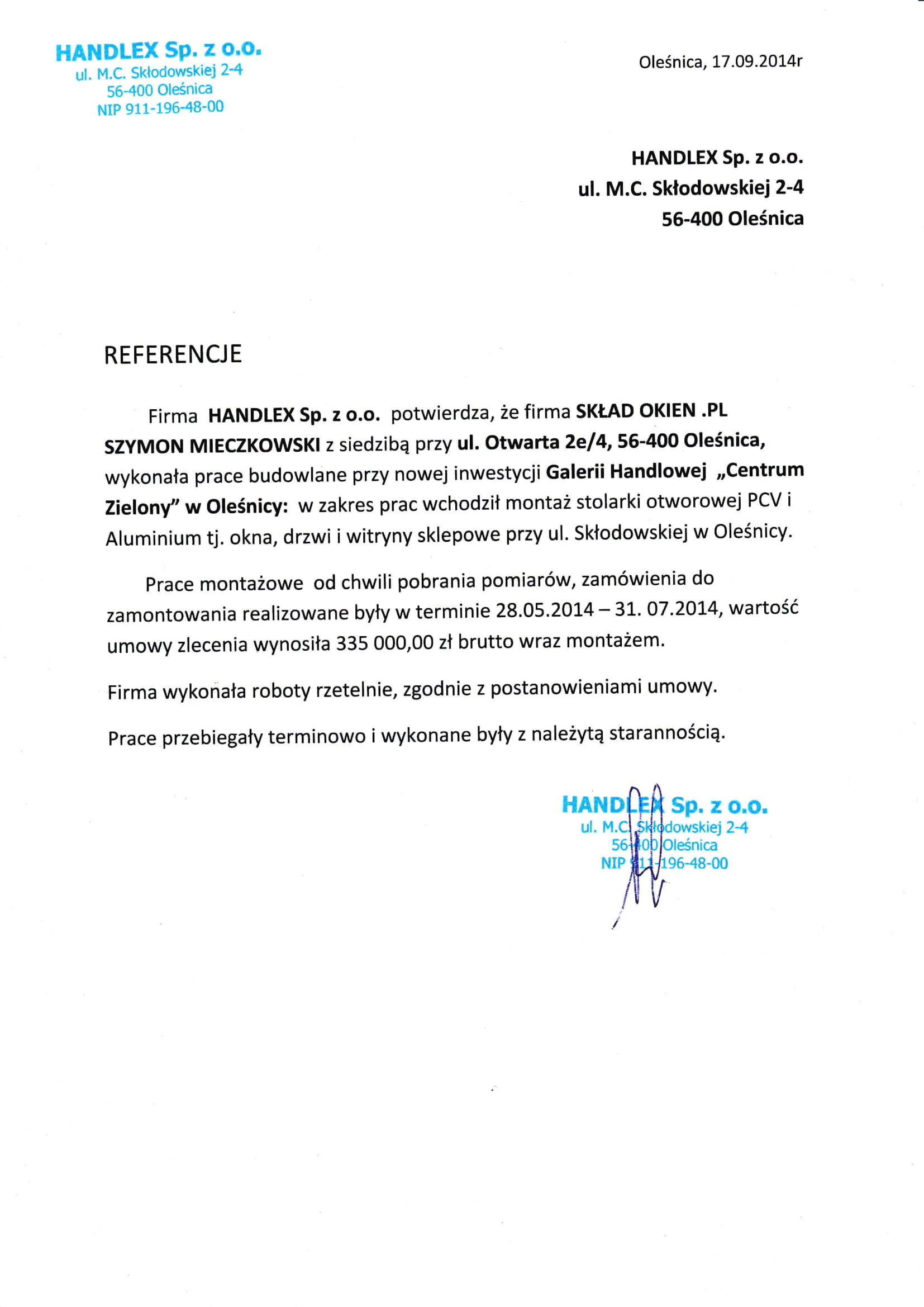 Handlex 2014